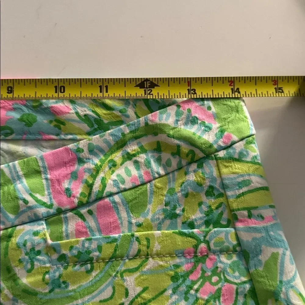 Lilly Pulitzer Bundled of 2 Pink and Green Floral Pants EUC